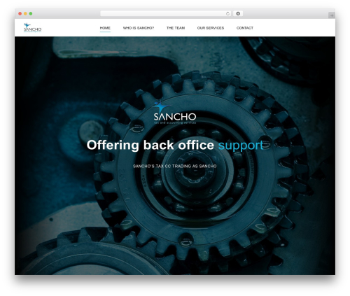 Theme WordPress Follow Me - sancho.co.za