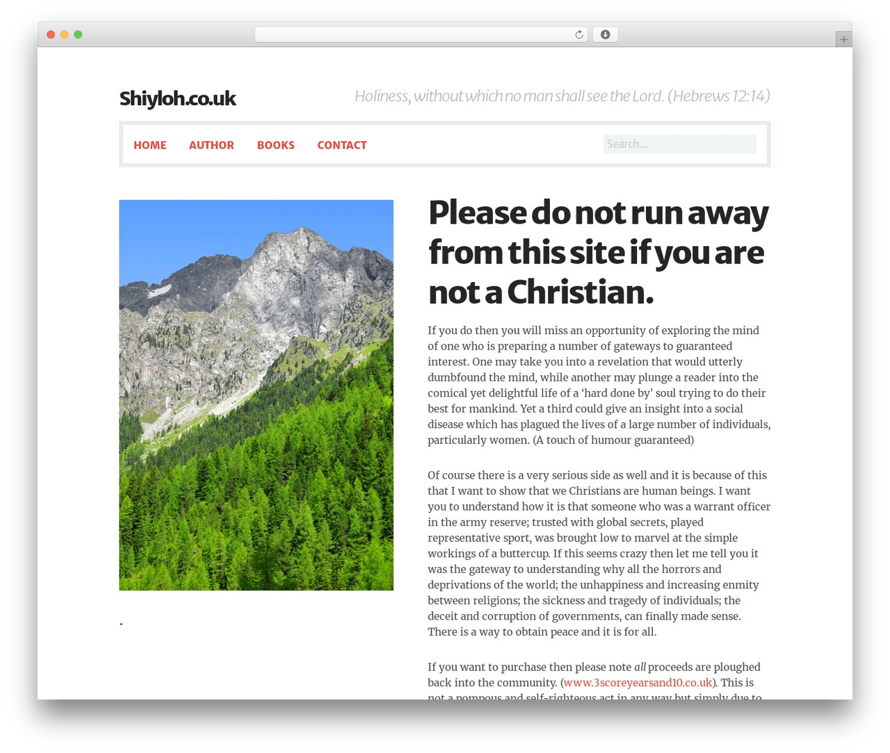 Theme WordPress Indie Author Theme - shiyloh.co.uk
