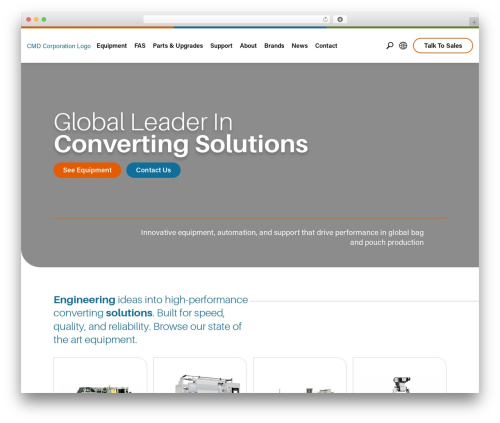 Theme WordPress Vector Web Solutions - cmd-corp.com