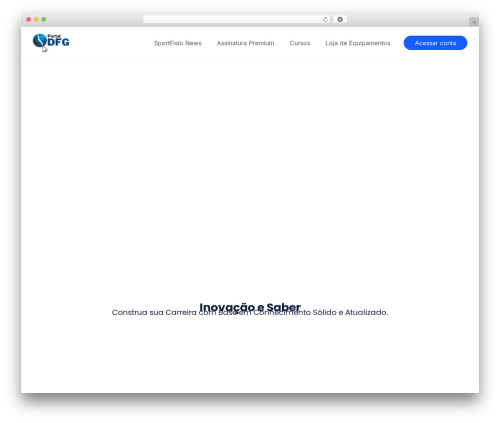 Advanced speed optimizer WordPress plugin - portaldfg.com.br