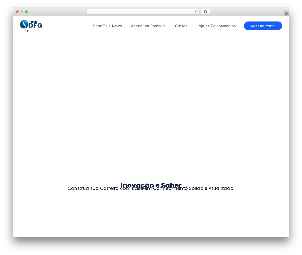 TutorStarter WordPress theme - portaldfg.com.br