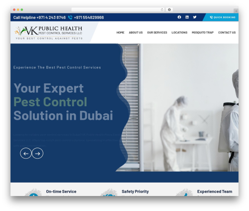 Wpsection WordPress plugin - vkpestcontrol.ae