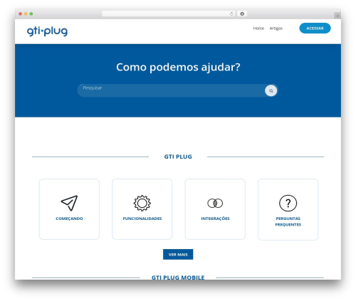 weDocs WordPress theme - ajuda.gtiplug.com.br
