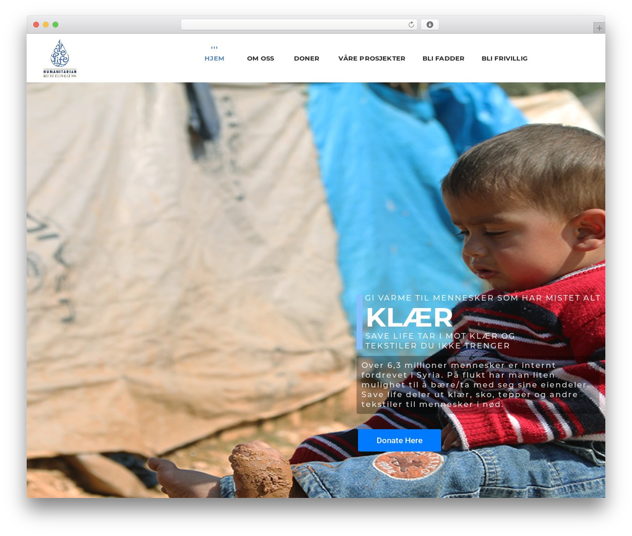 WordPress theme Alone - savelife.no