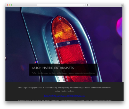 WordPress theme Constructor - astonmartingearboxes.com