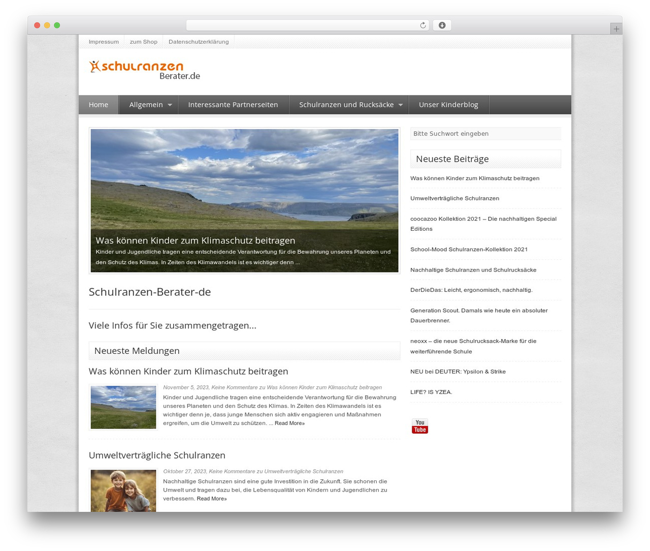 WordPress theme Exciter - schulranzen-berater.de WordPress theme Exciter - schulranzen-berater.de