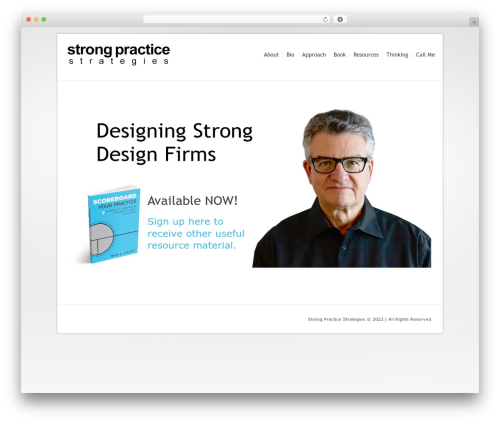 WordPress theme Halsey - strongpracticestrategies.com