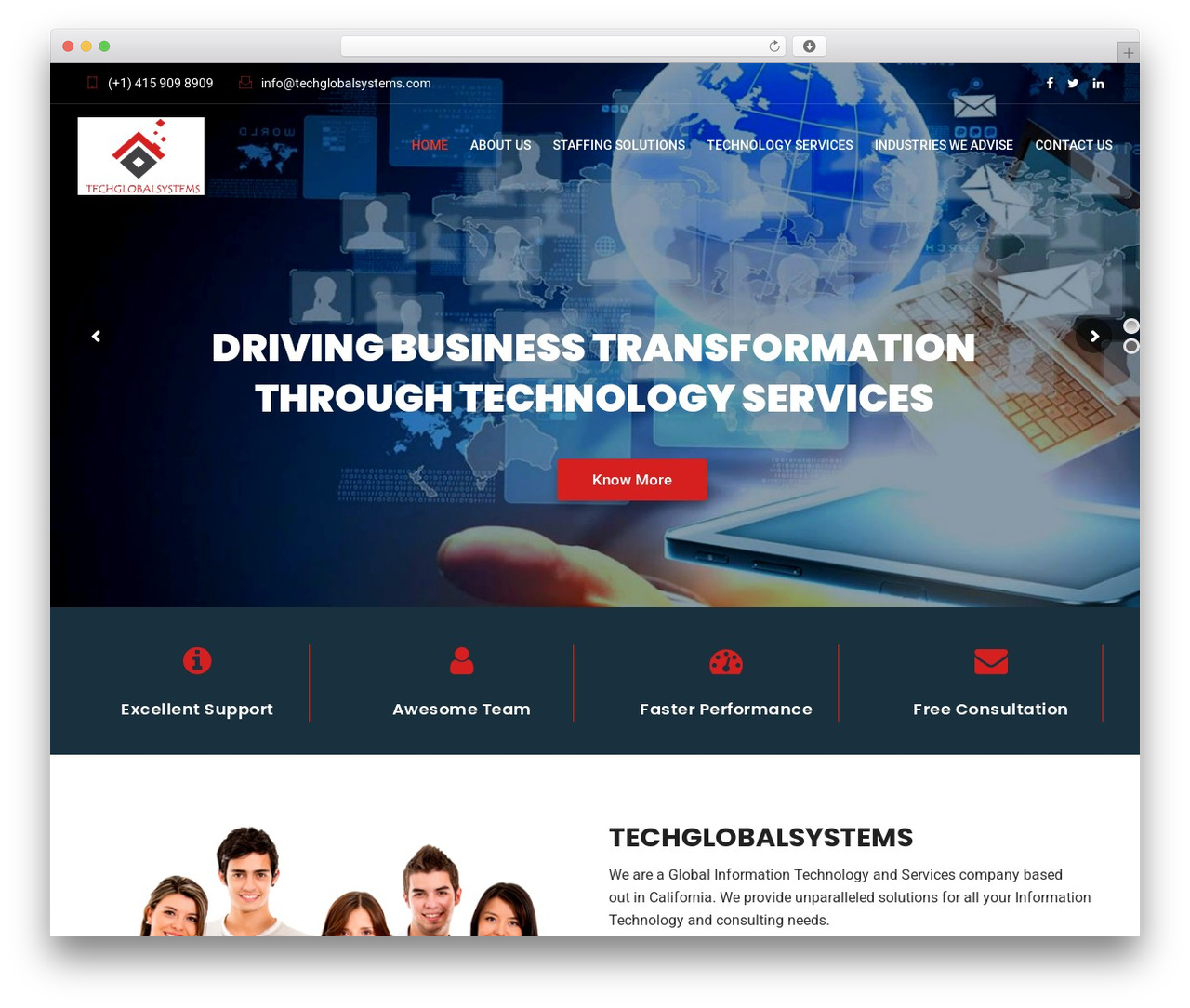 WordPress theme techglobalsystems - techglobalsystems.com