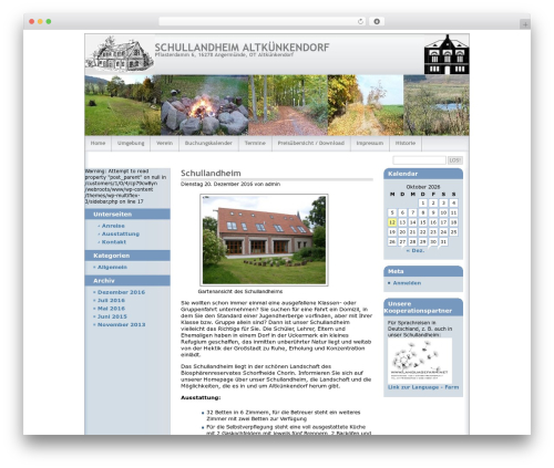 WordPress theme WP-Multiflex-3 - schullandheim-altkuenkendorf.de