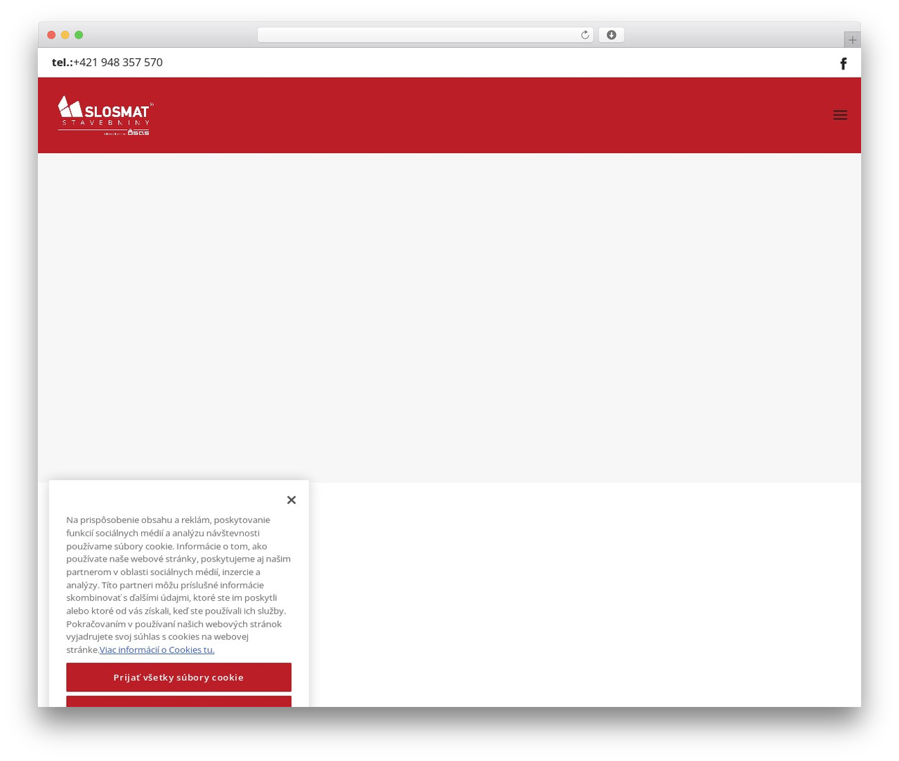 WordPress website theme Uplift - slosmat.sk