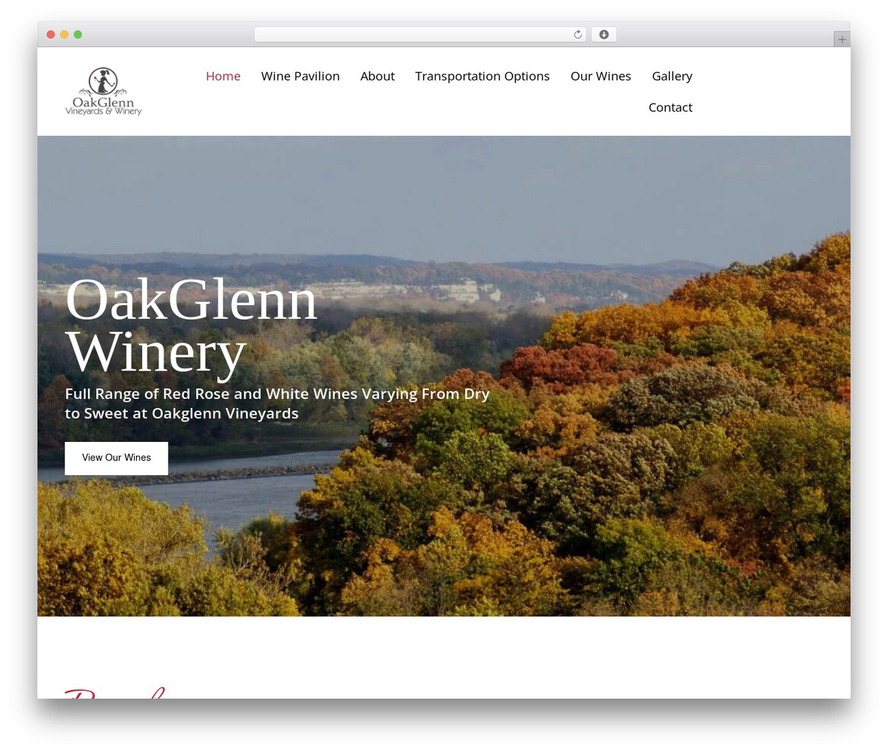 WP theme Beaver Builder Theme - oakglenn.com