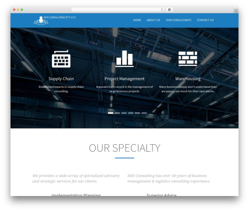 Page builder WordPress plugin - shsconsulting.com.au