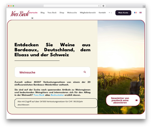 Cf7 grid and styler for divi premium WordPress plugin - yvesbeck.wine