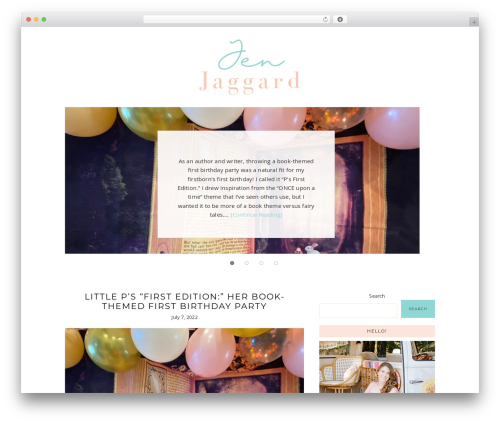 WP theme Genesis - jenjaggard.com