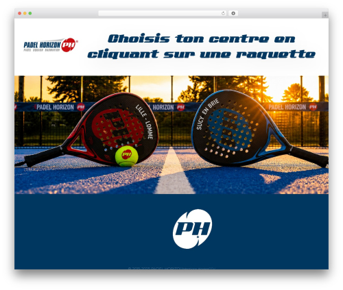 Breakdance WordPress plugin - padel-horizon.com