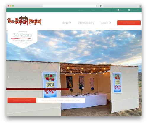 WP theme Sukkah - sukkot.com