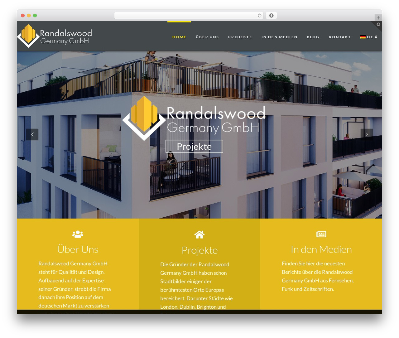X WordPress theme - randalswood.de