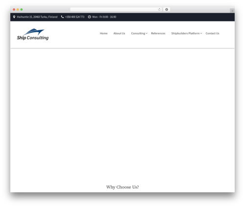 YachtCharter WordPress theme - shipconsulting.com