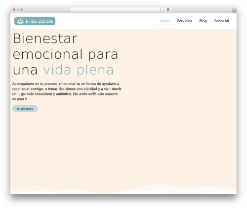 Yakeen theme WordPress - erikazarate.com