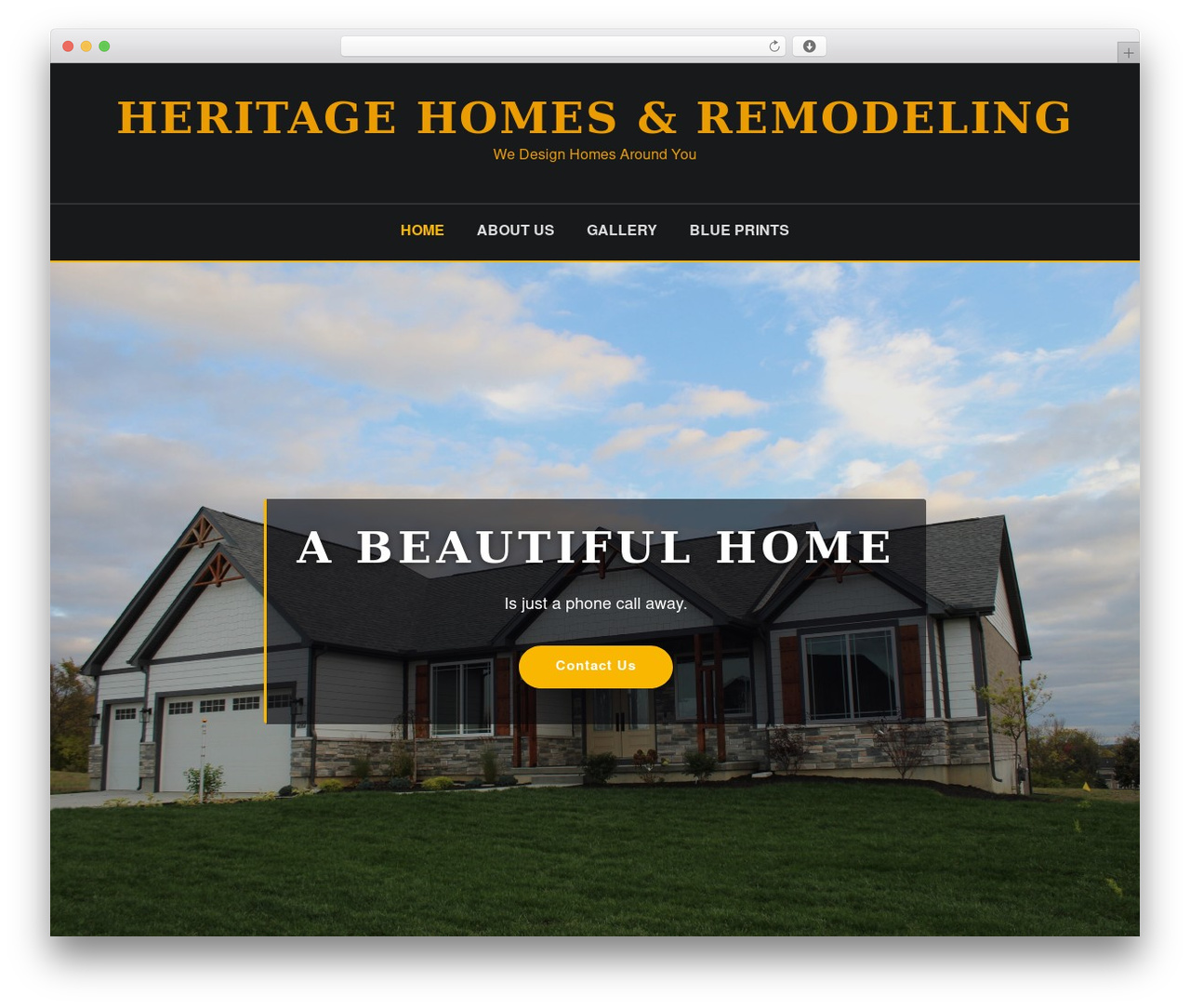 Architecto theme WordPress - heritagehr.com
