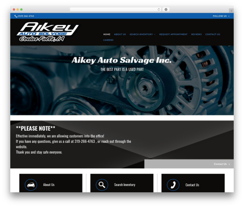 Beacon Theme best WordPress theme - aikeyautosalvage.com