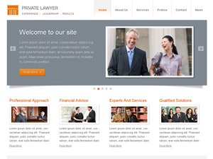 Best WordPress template Stan German Lawyer