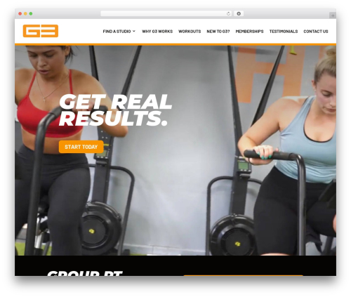 Click Digital Solutions top WordPress theme - g3fitness.com.au