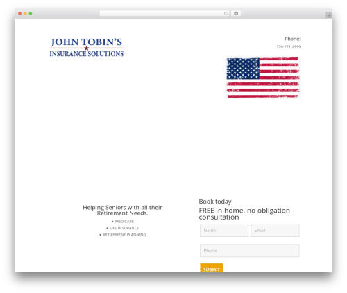 Divi top WordPress theme - tobininsurancesolutions.com