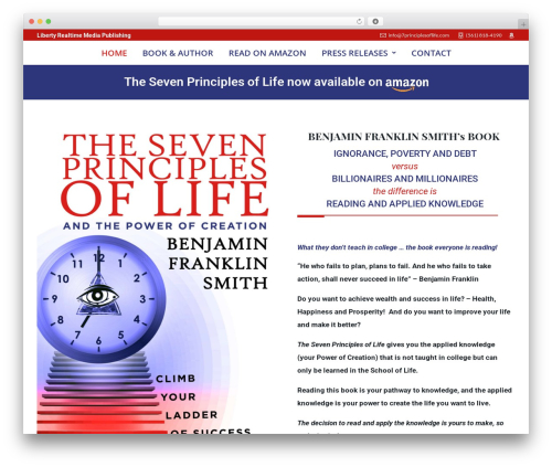 JackBaker premium WordPress theme - 7principlesoflife.com