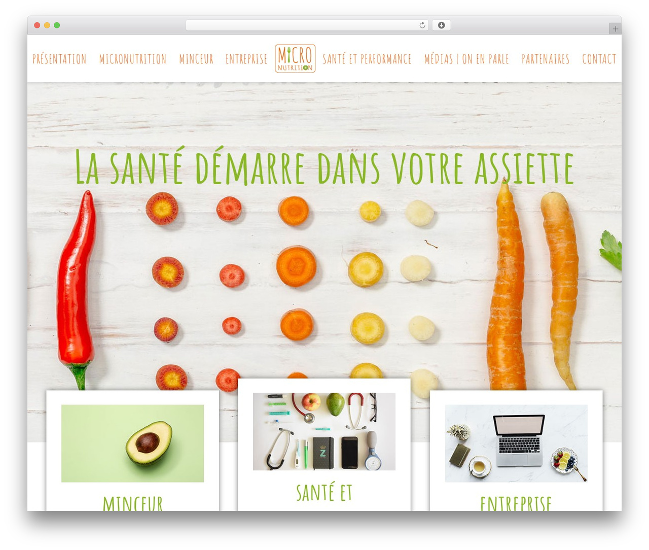 JupiterX WordPress theme - biendansvotreassiette.com