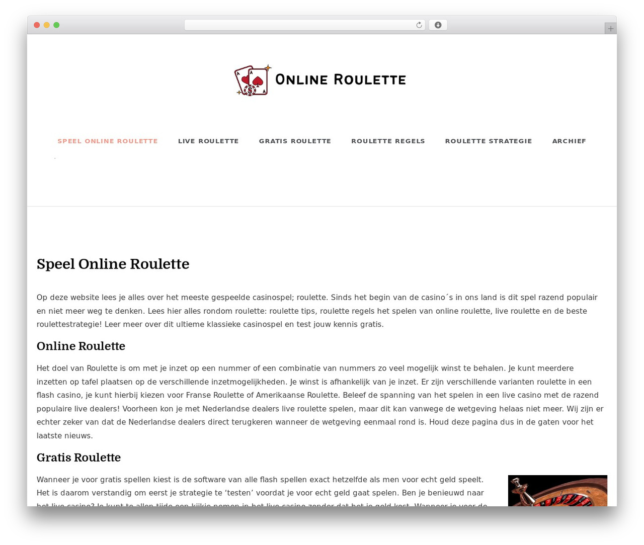 Theme WordPress Markup - online-roulette.nl