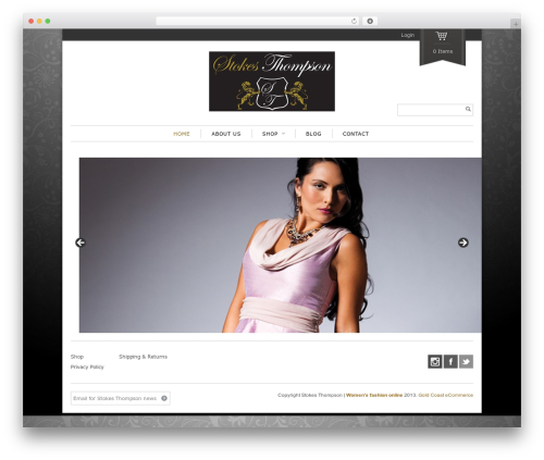 Theme WordPress Maya Shop - stokesthompson.com.au