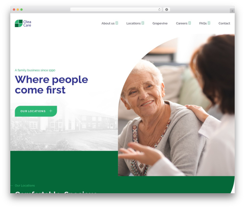 Theme WordPress Platform81 Theme - oleacare.co.uk