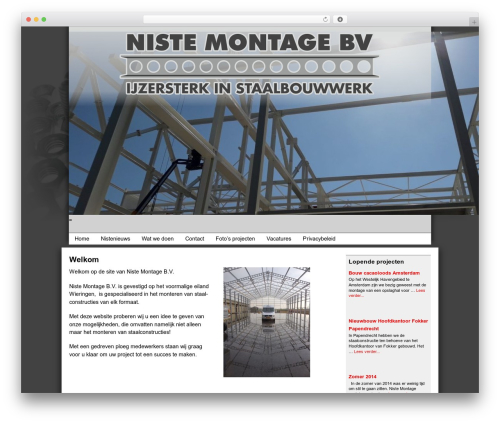 Themify Basic WordPress theme - nistemontage.nl