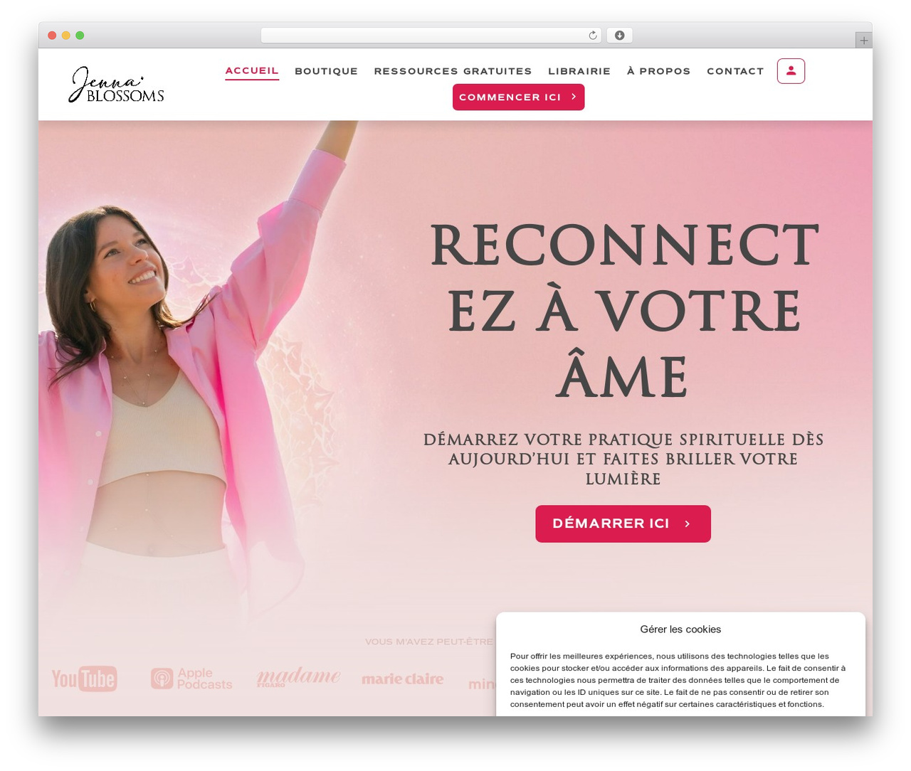 Thrive Theme Builder WordPress theme - jennablossoms.com