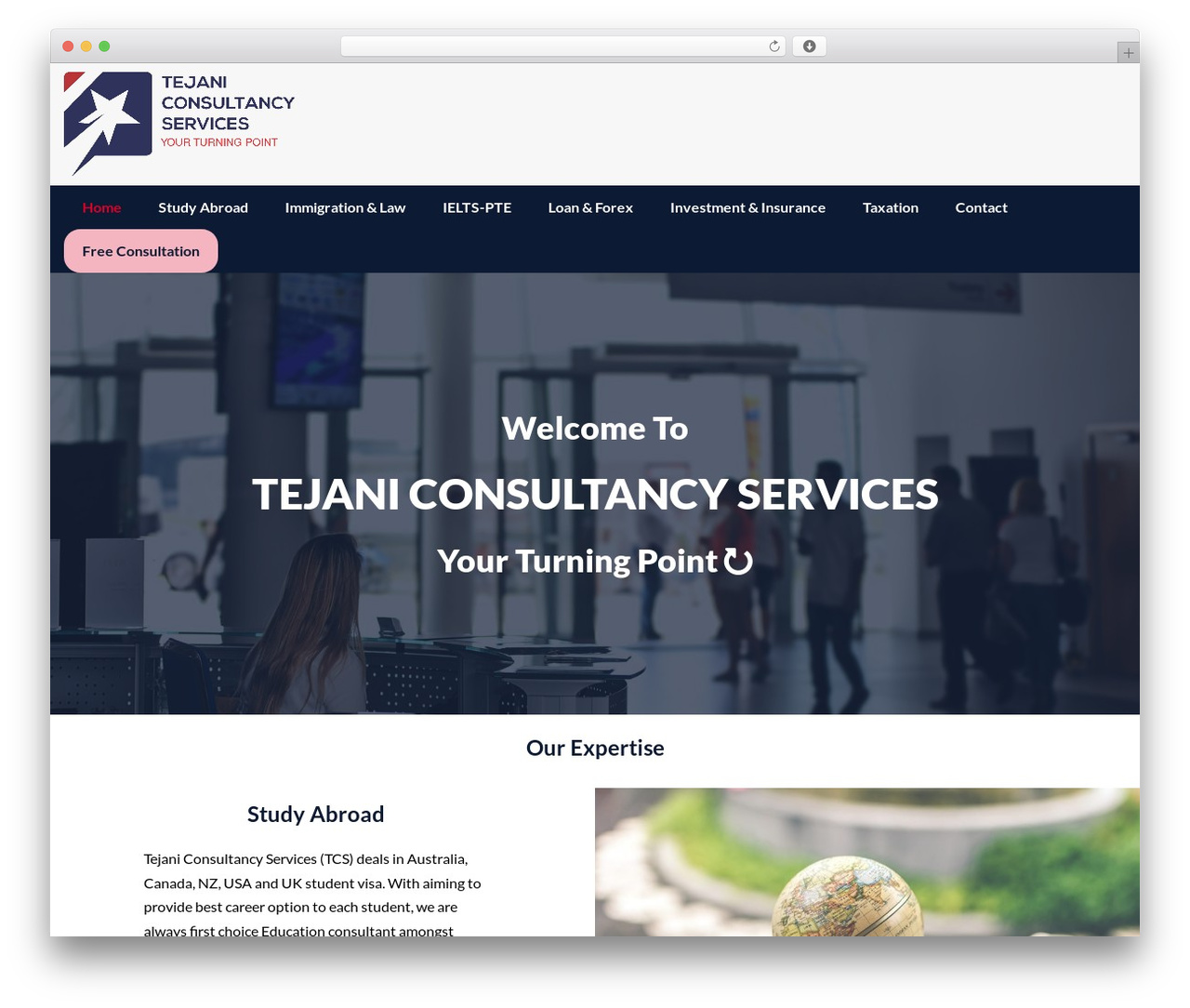 WordPress theme Lambda Child Theme - tejaniconsultancy.com