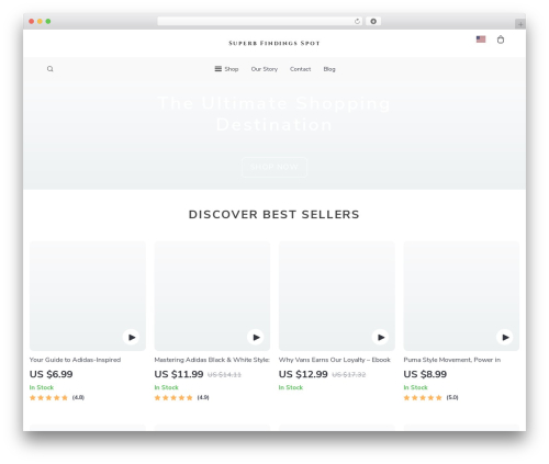 WordPress website theme Botticelli - superbfindingsspot.shop