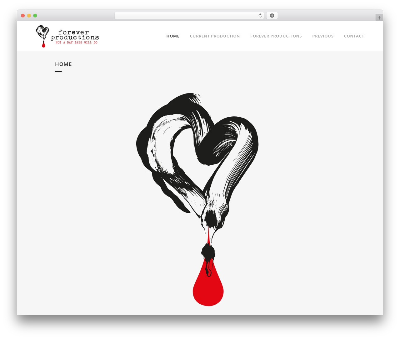 Bridge WordPress theme - foreverproductions.ch