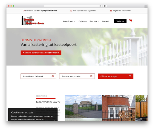 Divi WordPress theme - dennishekwerken.nl