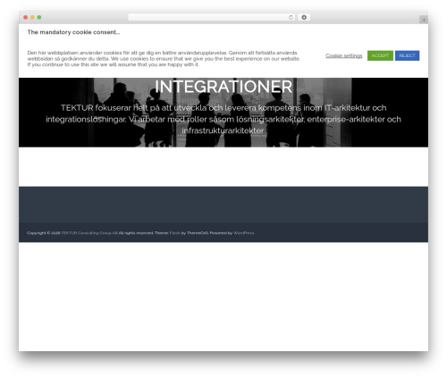 Flash premium WordPress theme - tektur.se