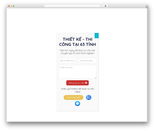 Tien ich lien he WordPress plugin - noithattrigia.com