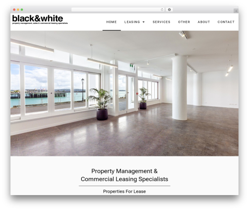 FWeb theme WordPress - blackandwhite.net.nz
