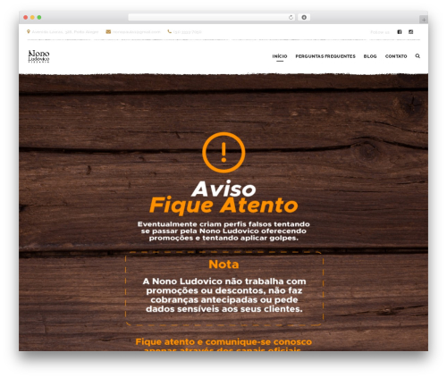Granny theme WordPress - nonoludovico.com.br