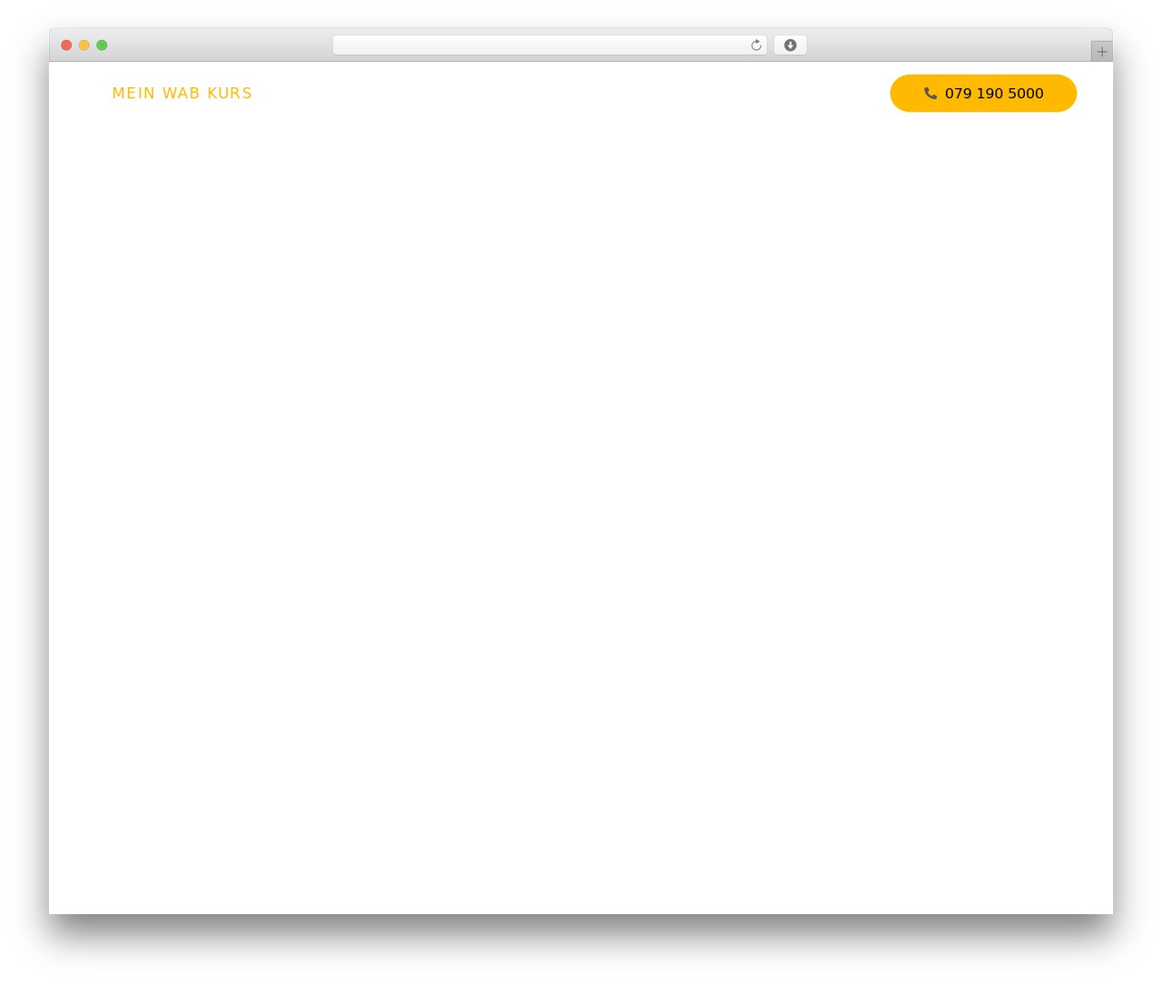 Hello Elementor WordPress theme design - mein-wab-kurs.ch