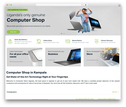 Machic WordPress ecommerce theme - computerstore.ug