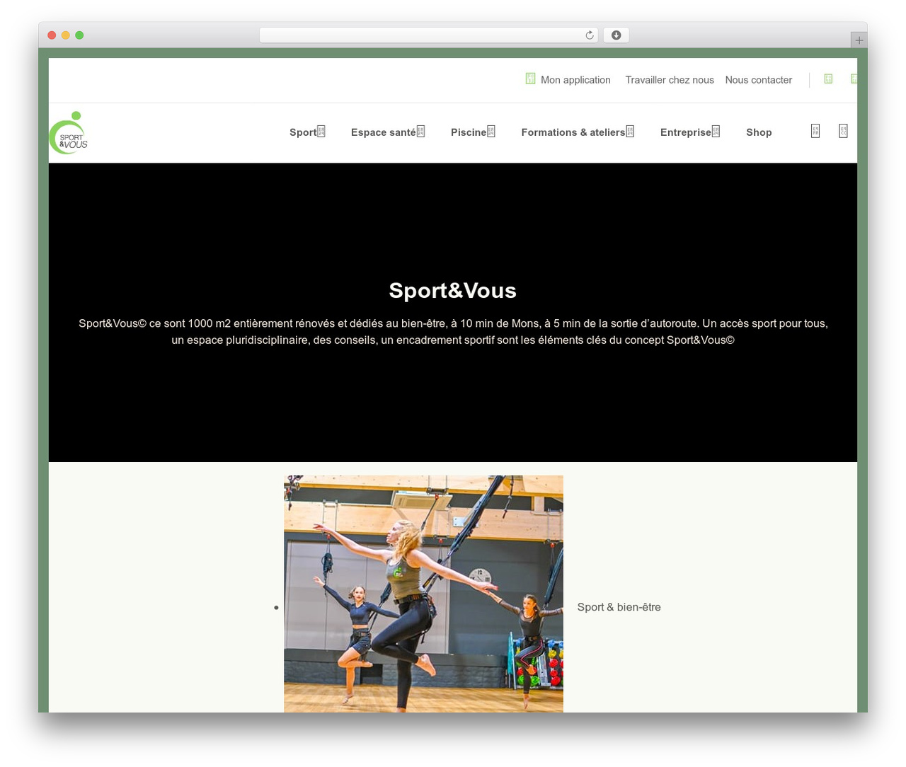 Mandha WordPress theme - sportetvous.net