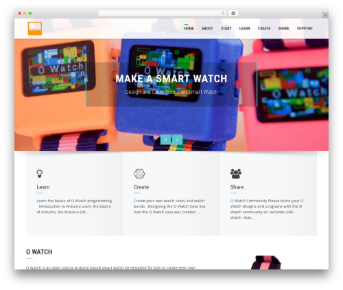 Square best WordPress theme - theowatch.com