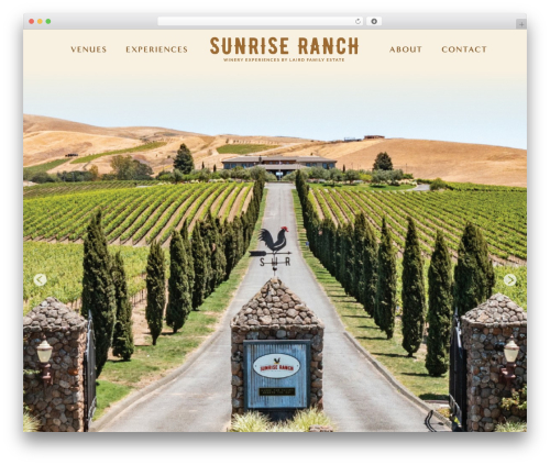 Sunrise Ranch Wordpress Theme WordPress theme - sunriseranchwinery.com