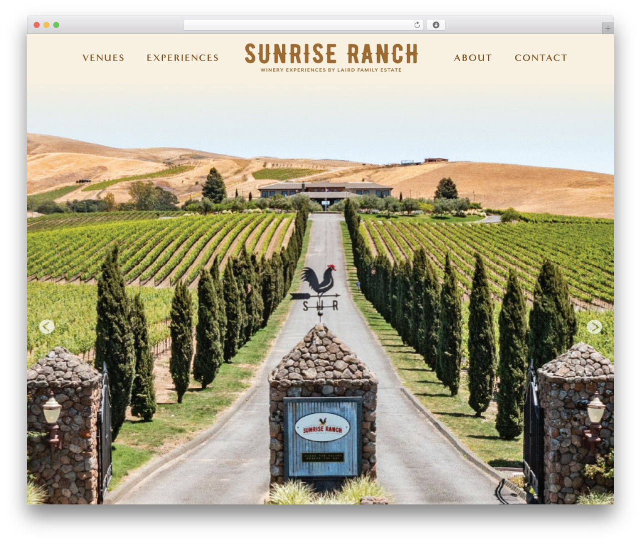 Sunrise Ranch Wordpress Theme WordPress theme - sunriseranchwinery.com