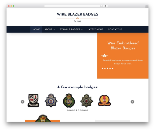 Technique Starter Theme WP theme - www.wireblazerbadges.co.uk